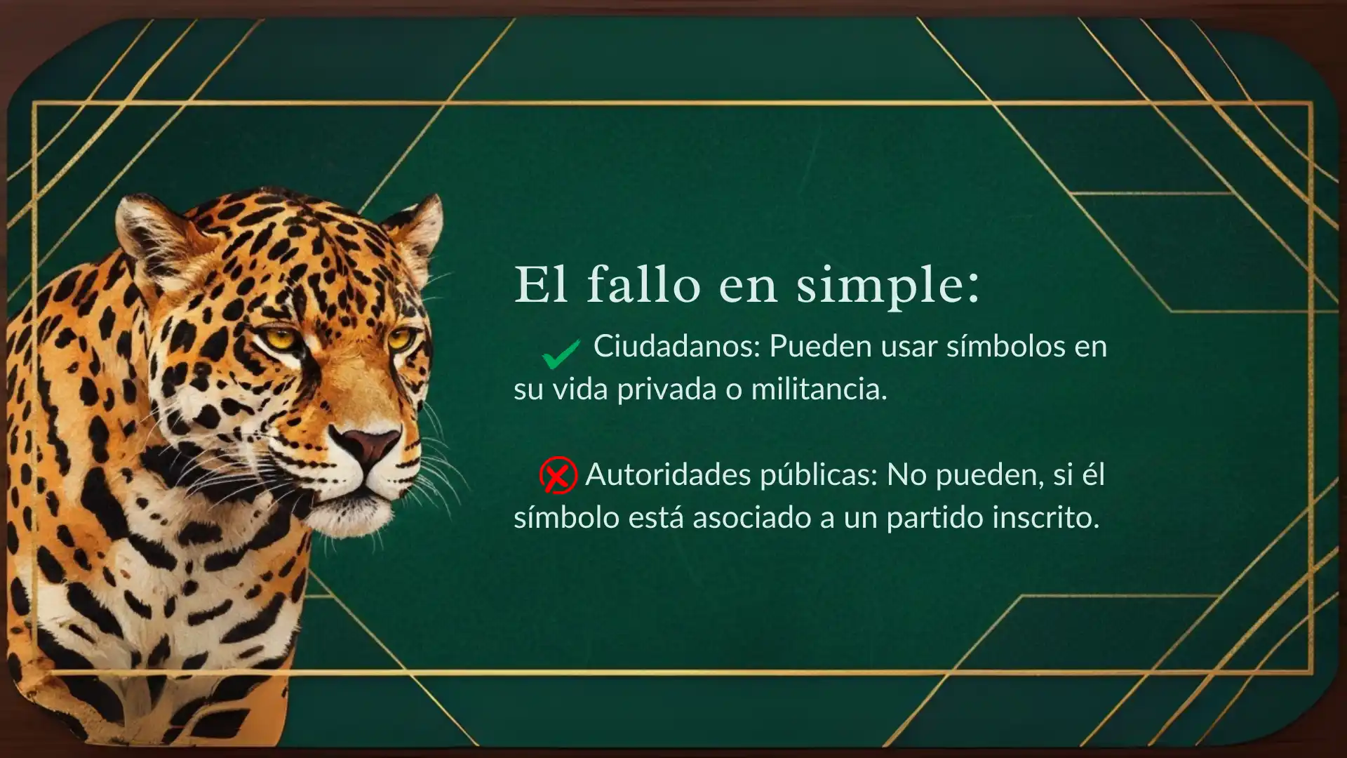 Fallo de ley jaguar